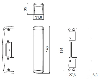 6010.821 габаритные размеры