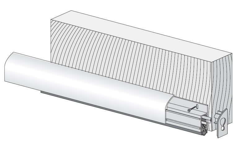 Установка накладного автоматического порога